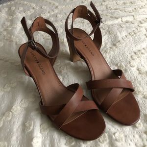 Lucky Brand Strapy Brown Sandal Heels - LP Parcia